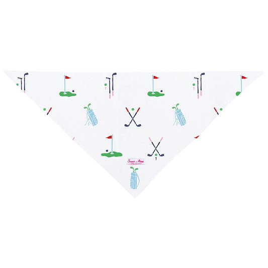 Dog Golf Bandana - Organic Cotton Poplin