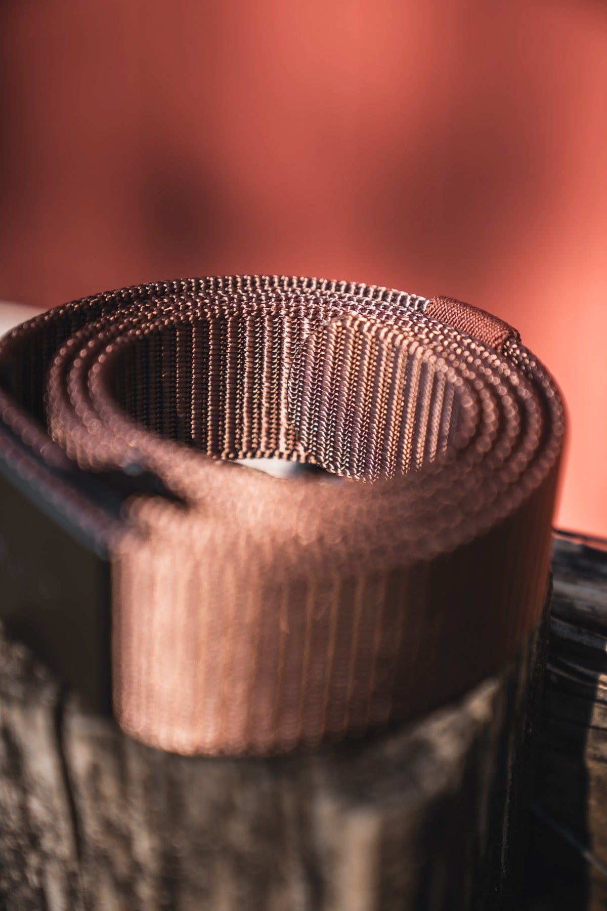 BU Logo Belt - Brown