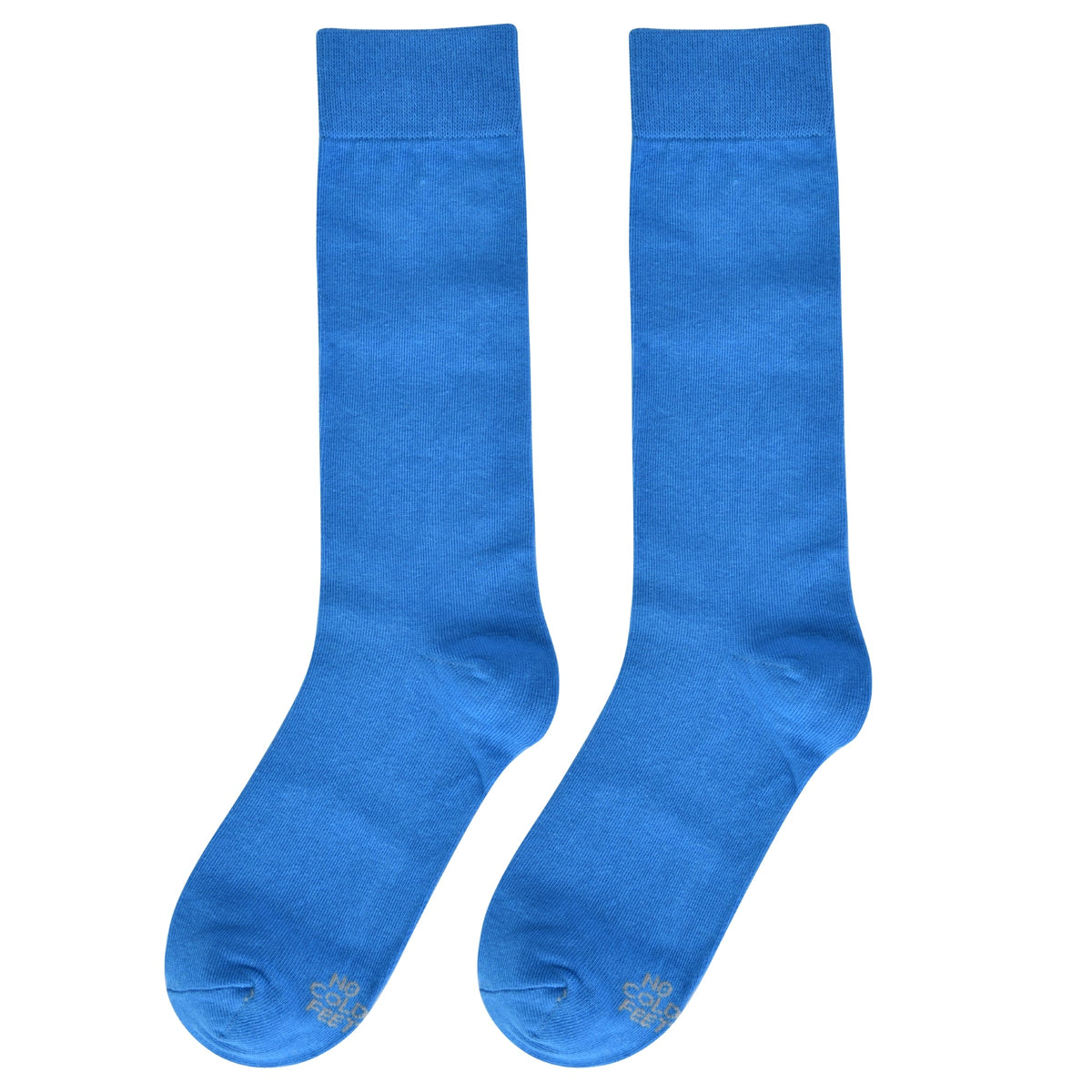 Solid Ocean Blue Socks