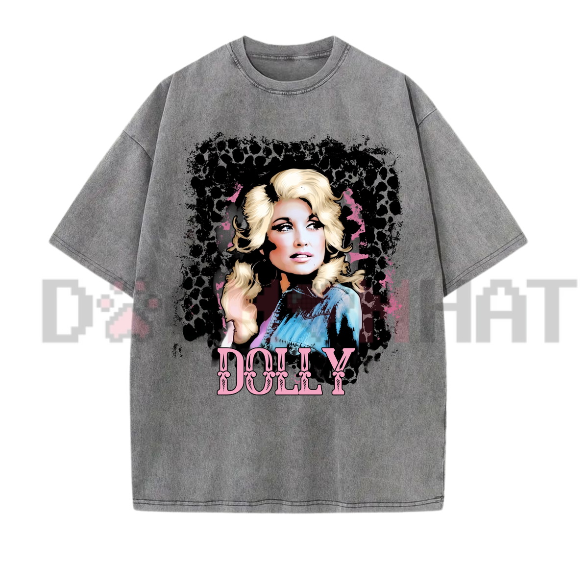 Vintage 80s Dolly Parton Autograph Graphic T-Shirt - Retro Country Music Homage Tee