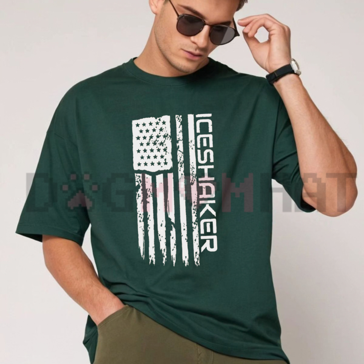 Old Glory Shreds Tee – Ice Shaker Tattered Flag Limited Edition Patriotic Shirt