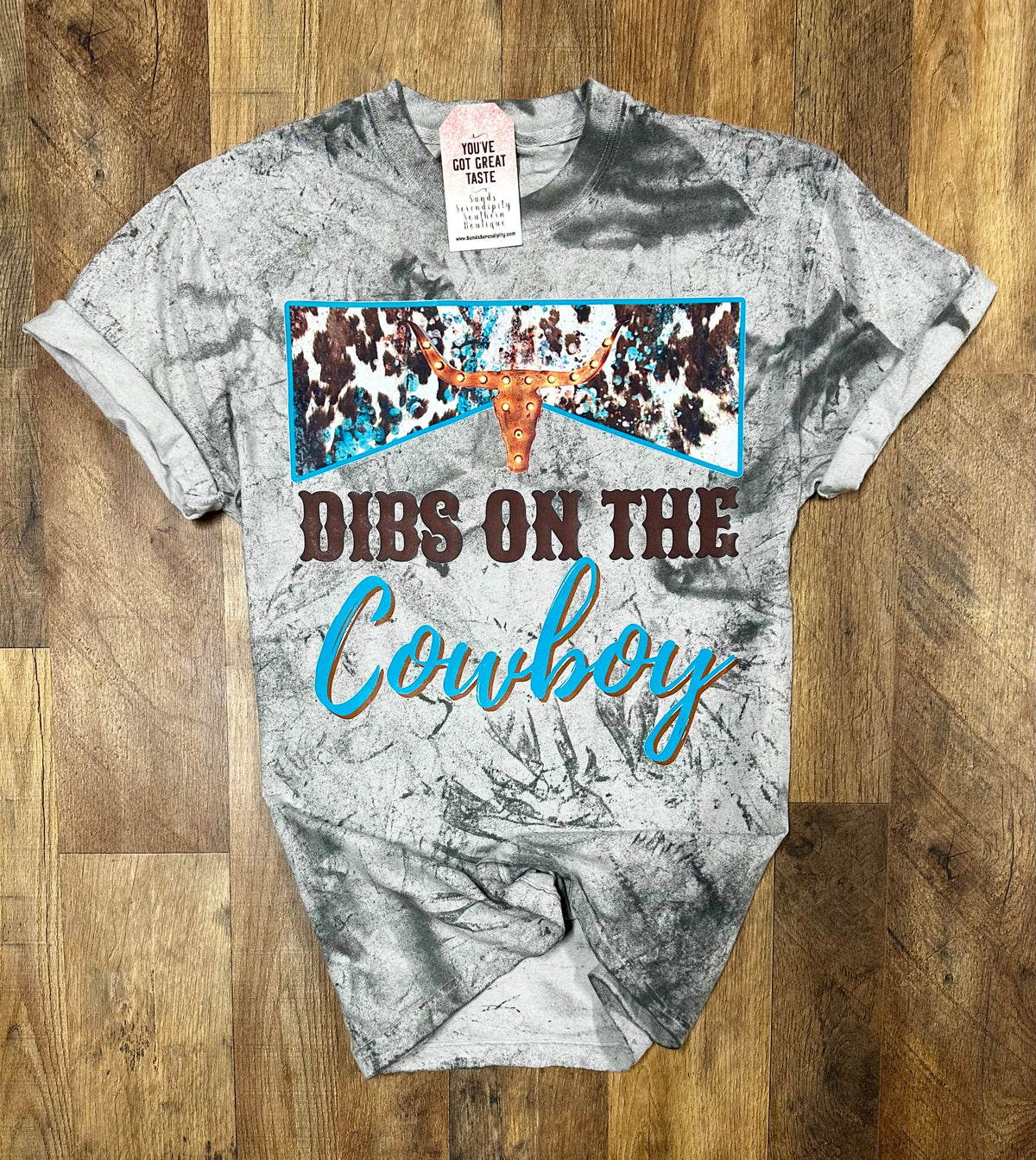 Dibs On The Cowboy Tee | Wild West Graphic T-Shirt
