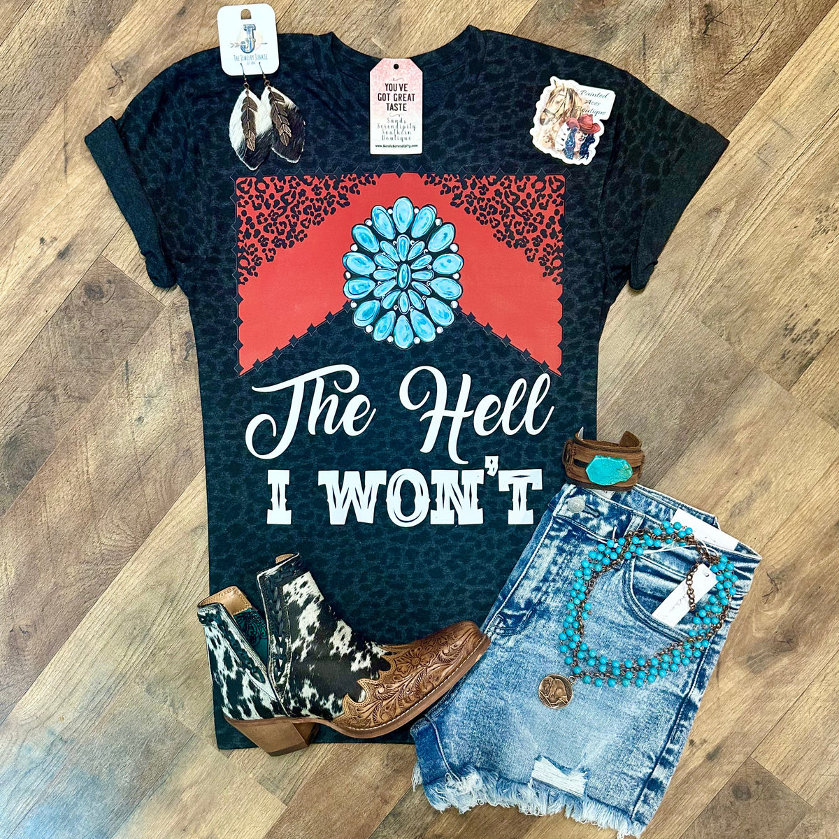 The Hell I Won’t | Wild West Graphic T-Shirt