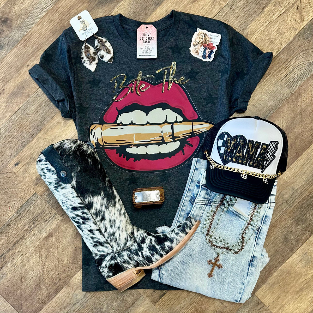 Bite The | Wild West Graphic T-Shirt