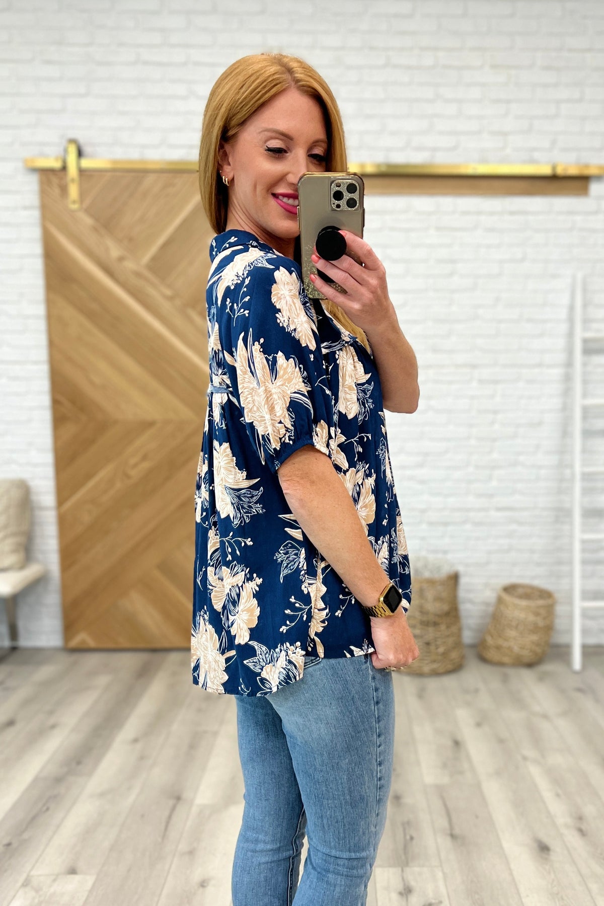 Just Coasting Floral Blouse
