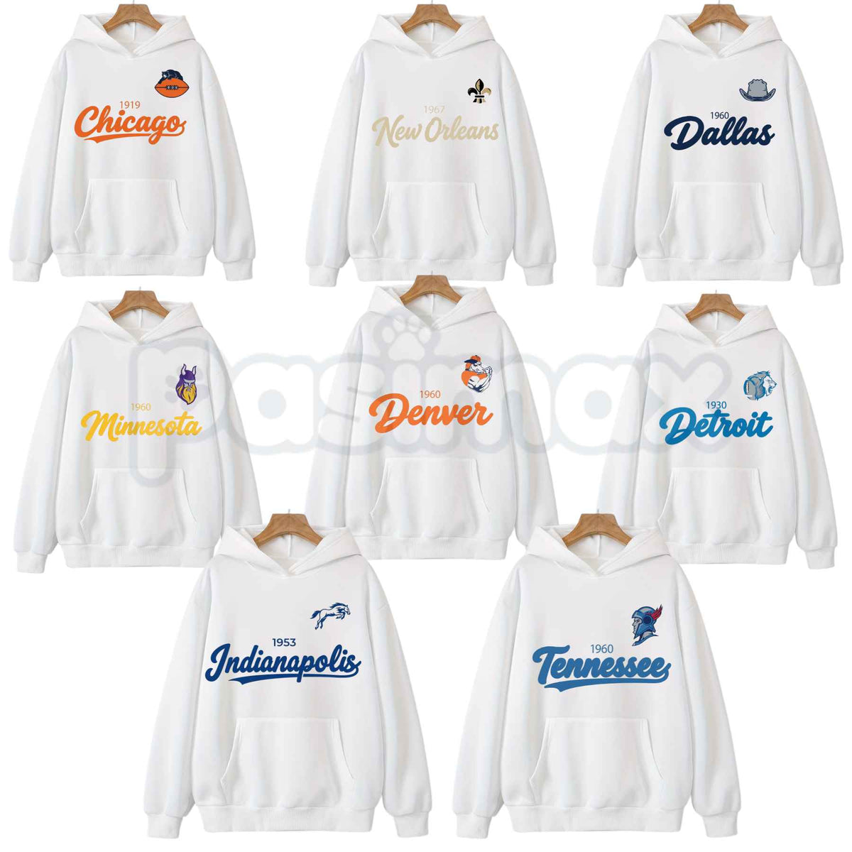 Retro City Football Hoodie – Vintage Hometown Sports Graphic Pullover, Classic Game Day Sweatshirt, Unisex Casual Streetwear