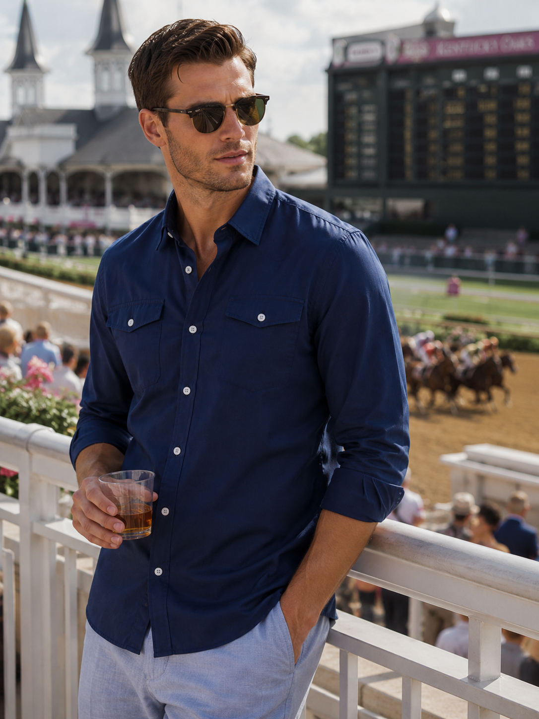 Buki’s Western Tech Shirt 2-Pack - Navy/White