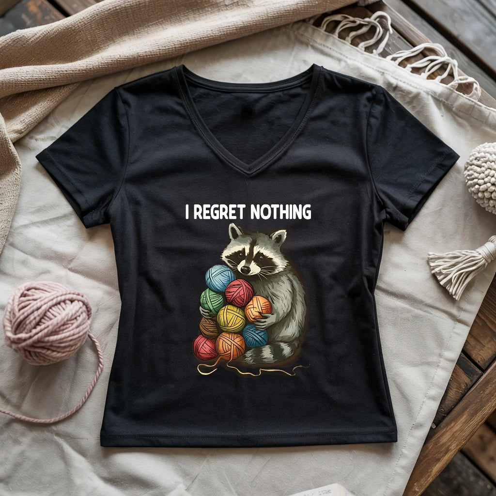 I Regret Nothing Lady V-neck