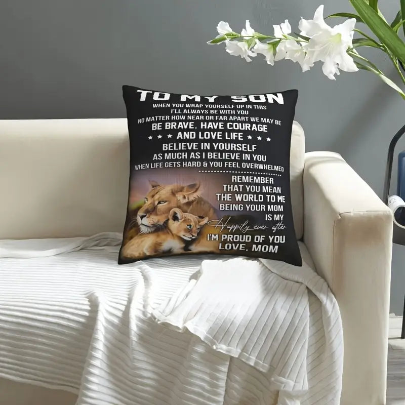 Special Gift For Your Son From Mom- Pillow