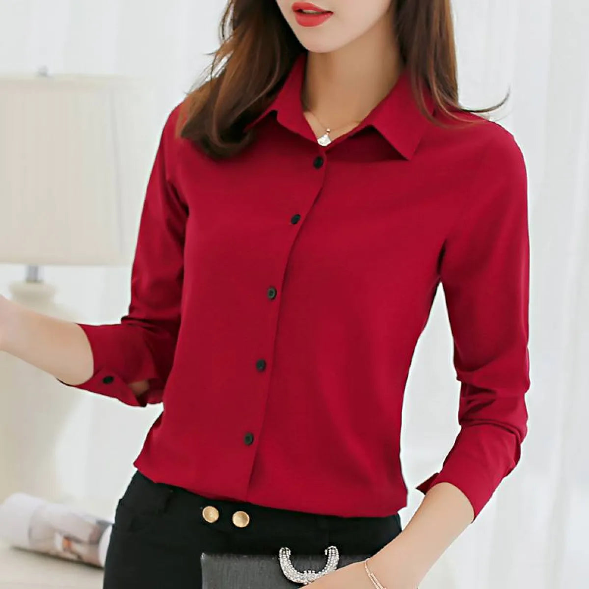 Chiffon Office Shirt