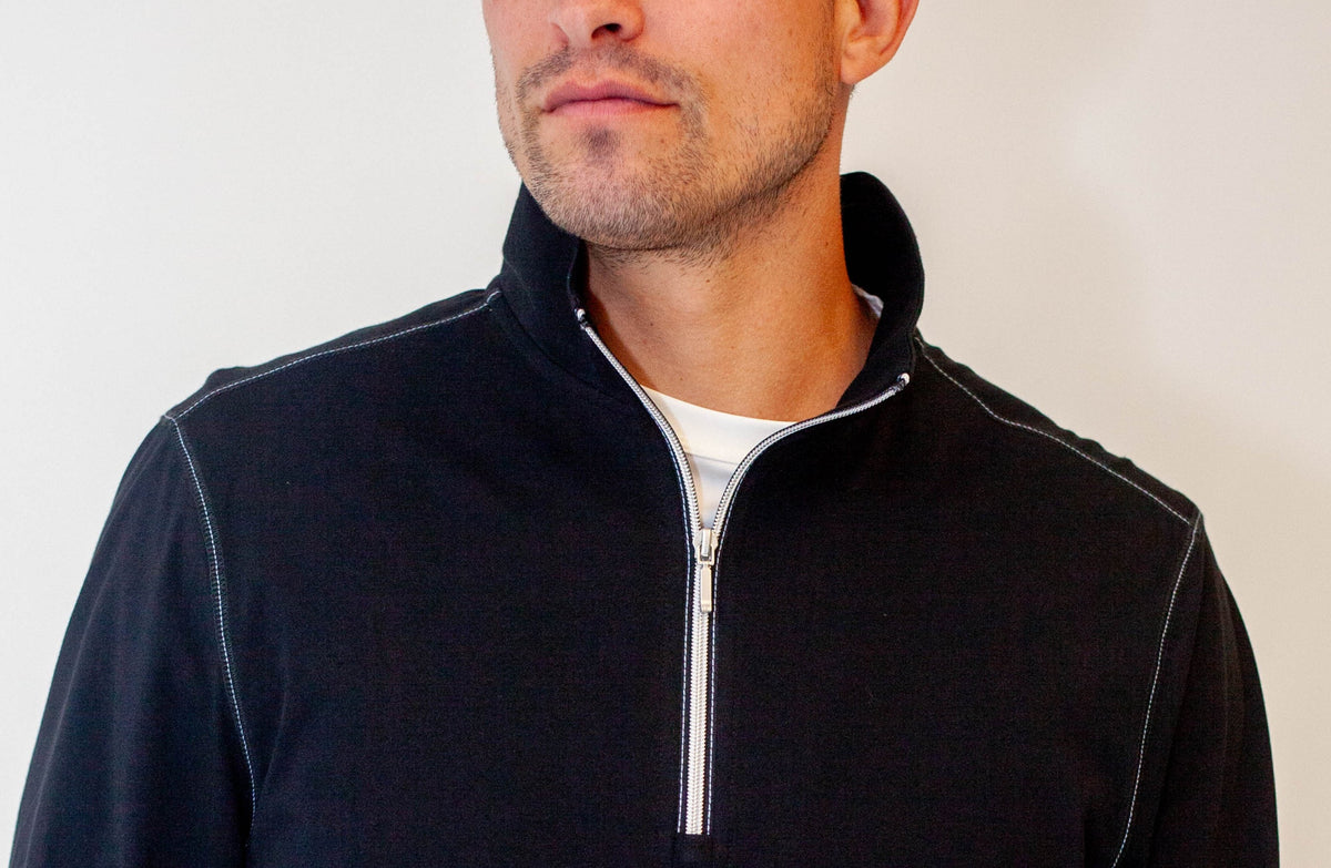 Buki Travel Half Zip 2-Pack - Black/White