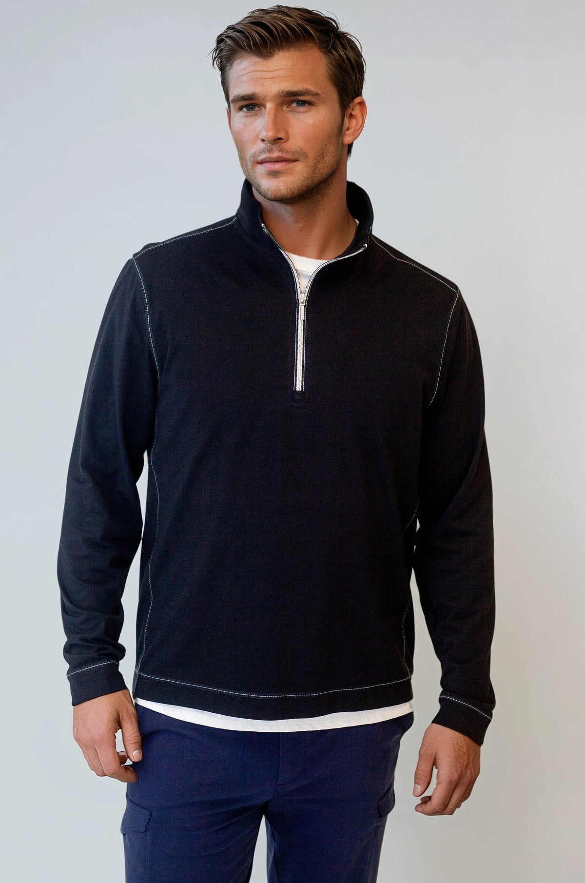 Buki Travel Half Zip 2-Pack - Black/White