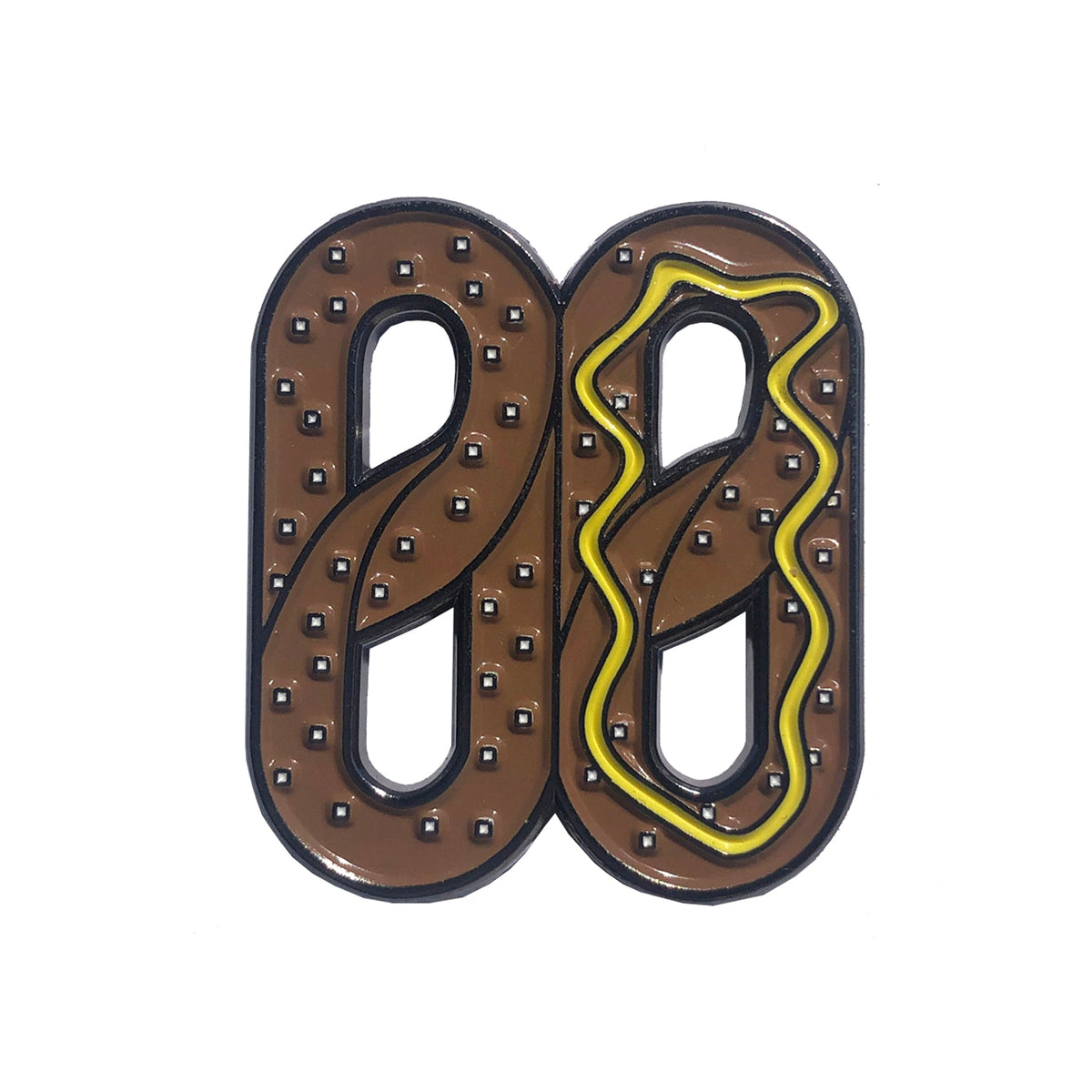 Double Pretzel Pin