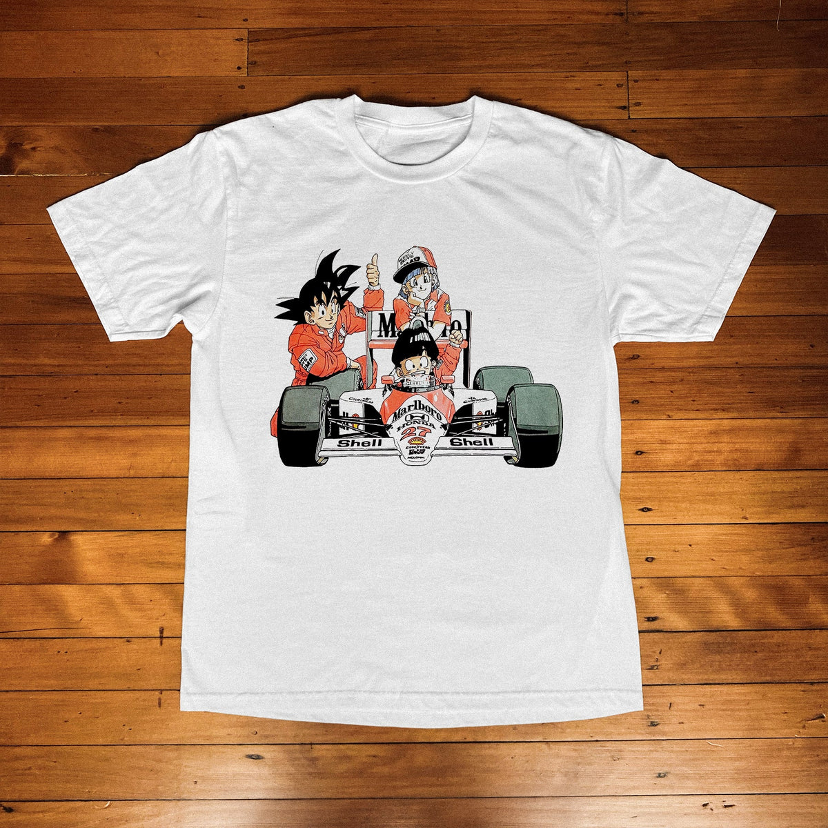 Dragon Ball X Marlboro White Tee