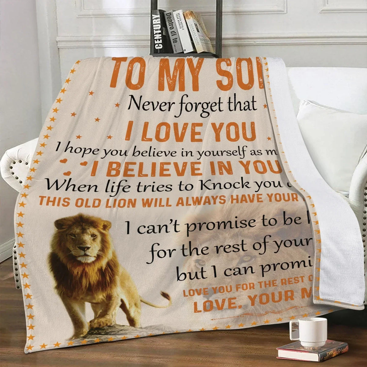 Son Never Forget Blanket From Mom