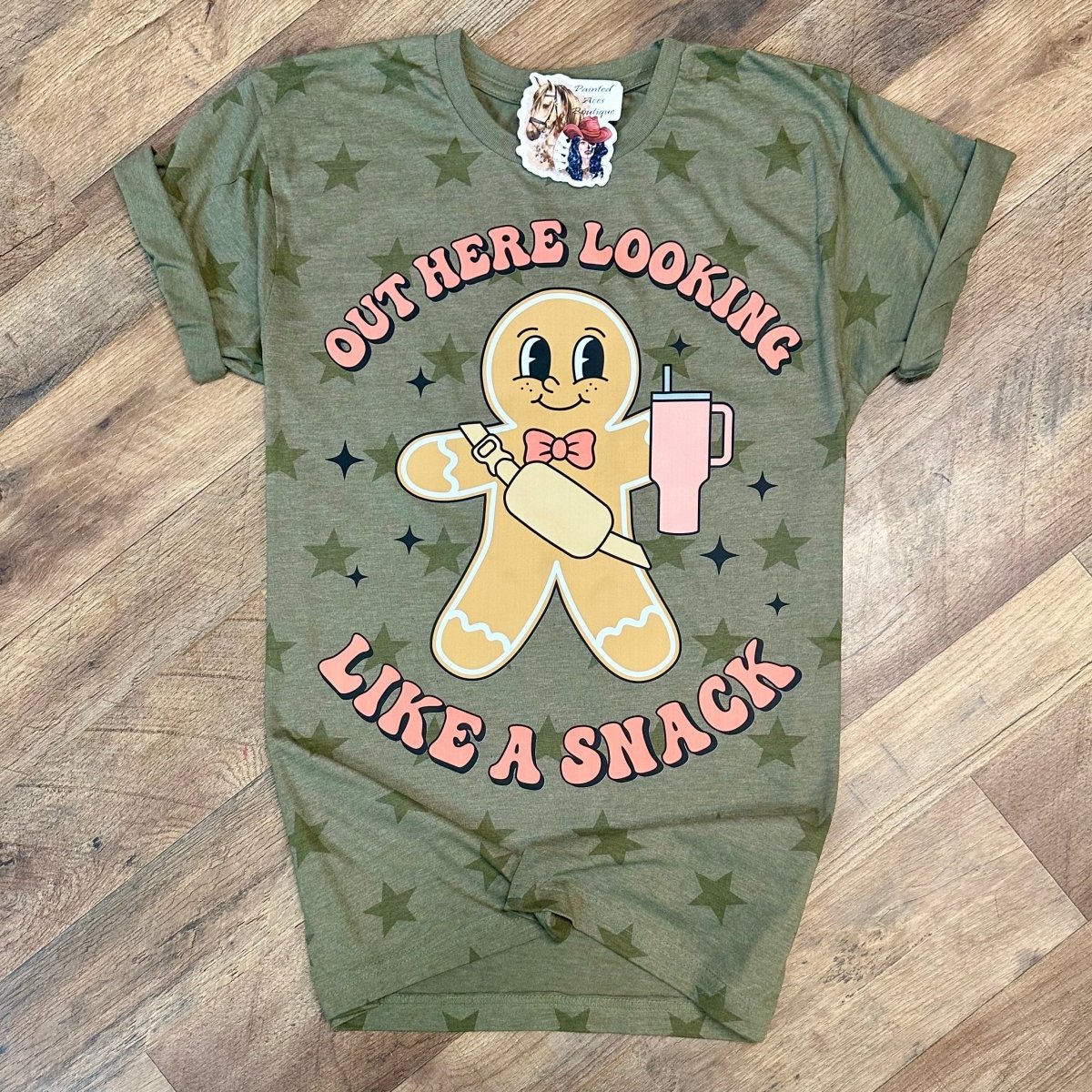 Gingerbread Snack | Western Holiday Tee