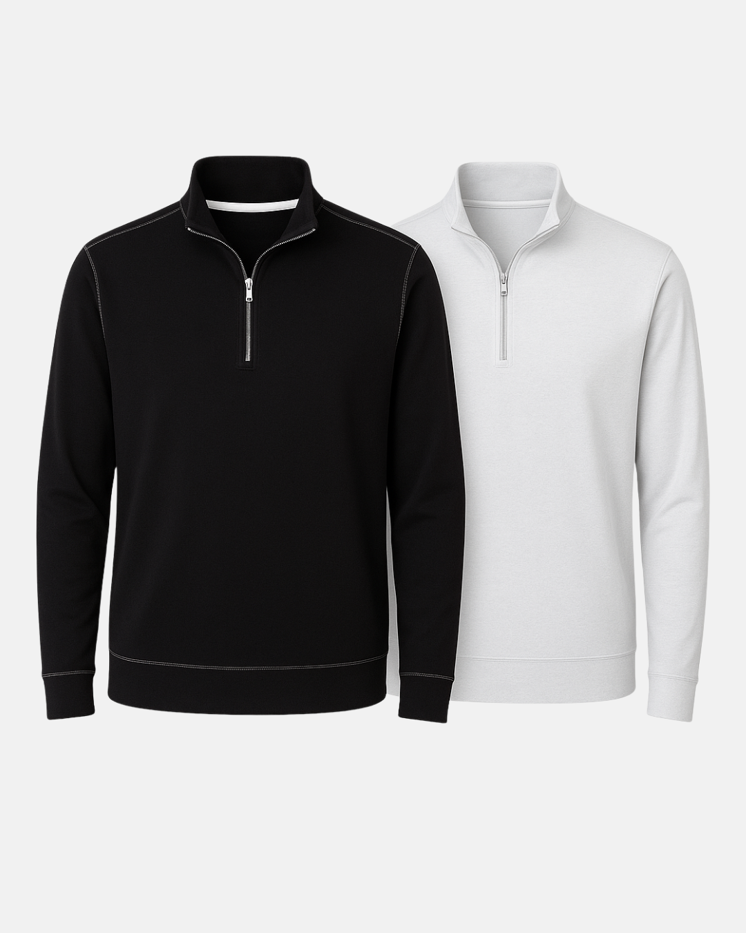 Buki Travel Half Zip 2-Pack - Black/White