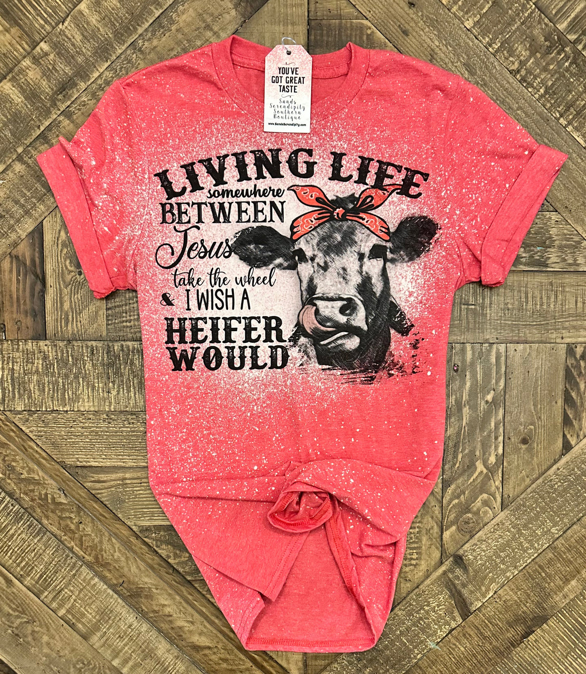 Wish A Heifer Would | Funny Country Graphic T-Shirt