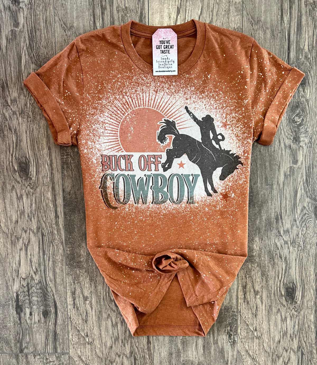 Buck Off Cowboy | Wild West Graphic T-Shirt