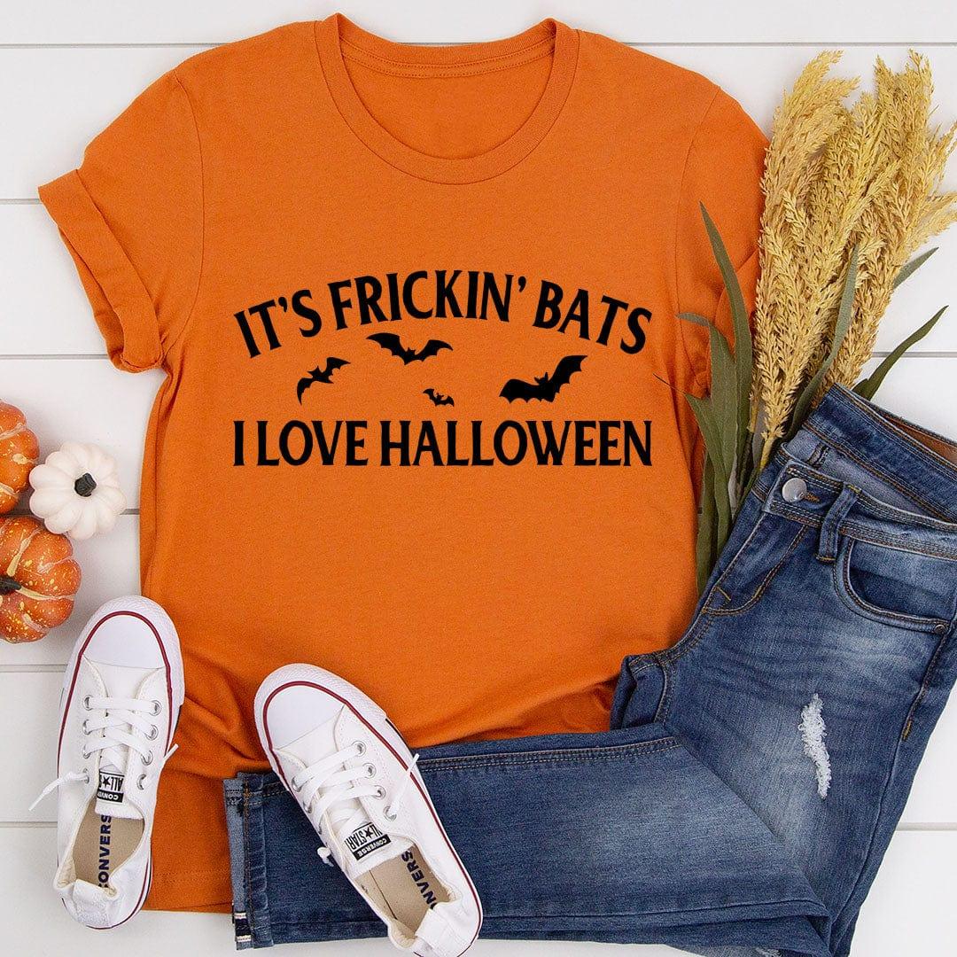 \"It's Frickin' Bats I Love Halloween\" – Funny Halloween Graphic Tee