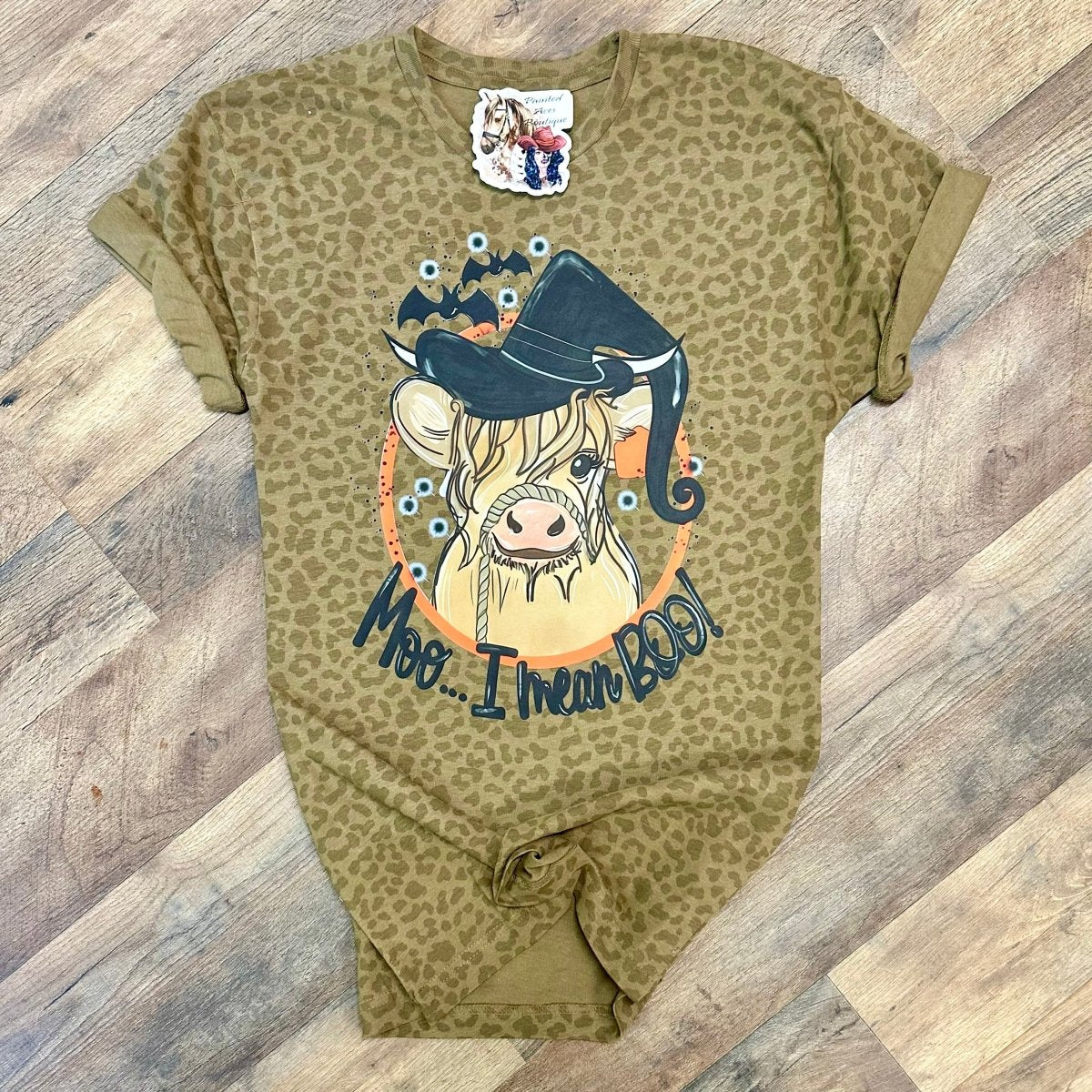 Moo I Mean Boo | Fall Vibes Graphic T-Shirt