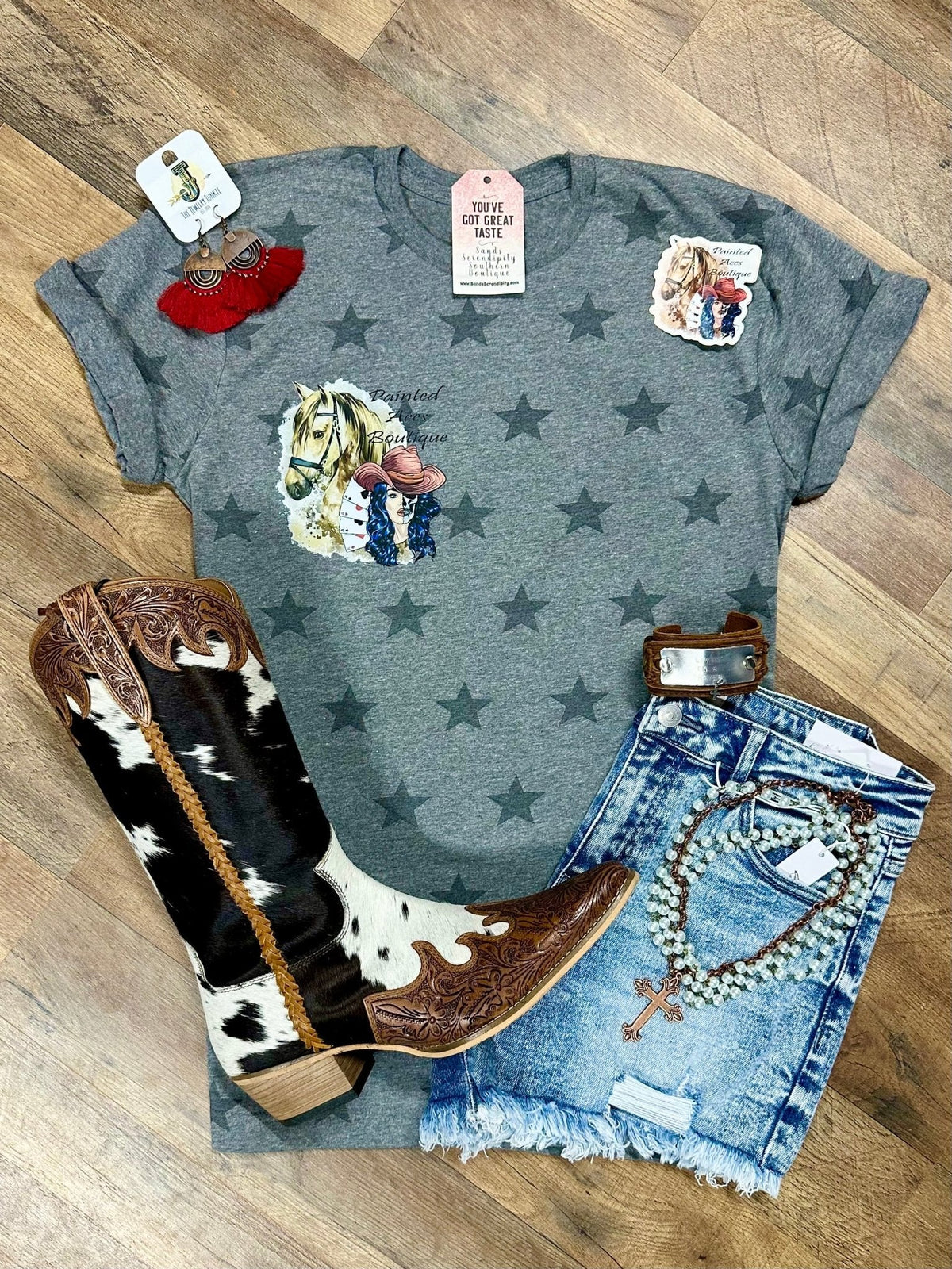 Painted Aces Tee | Free Spirited Graphic T-Shirt
