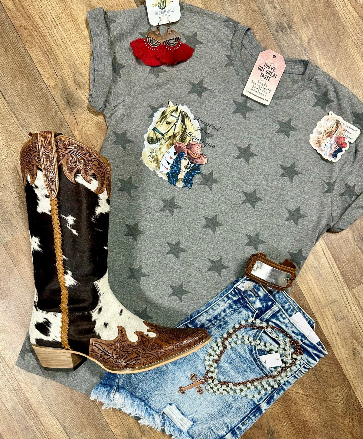 Painted Aces Tee | Free Spirited Graphic T-Shirt