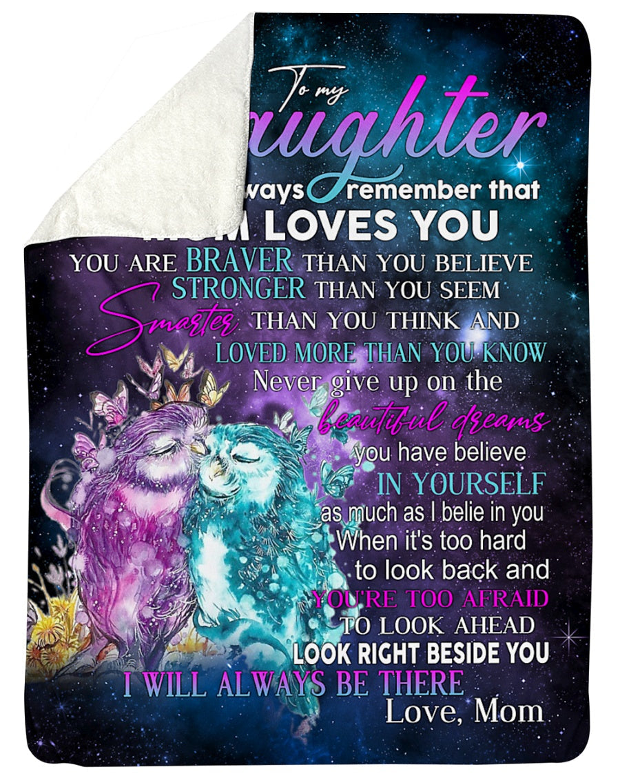 Special gift for your Daughter from Mom Blanket