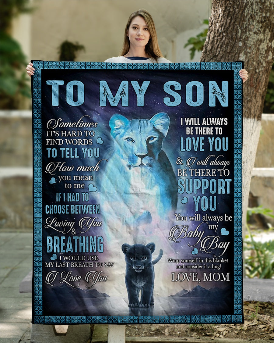 Perfect Gift For Son from Mom Blanket