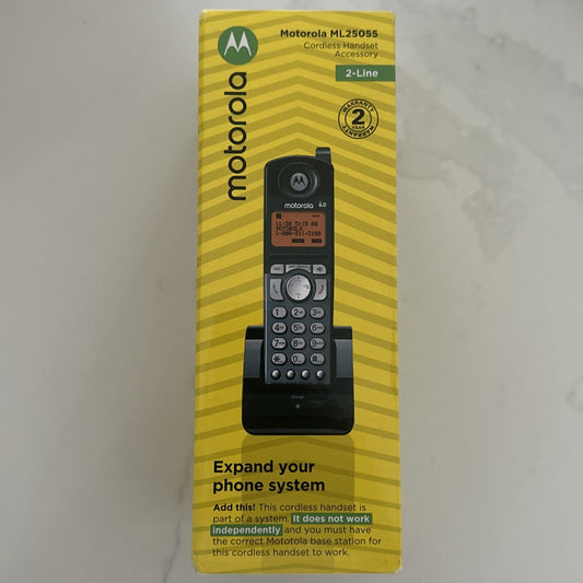 Motorola Voice Motorola Ml25055 Dect 6.0 Accessory Handset For 2-Line Business