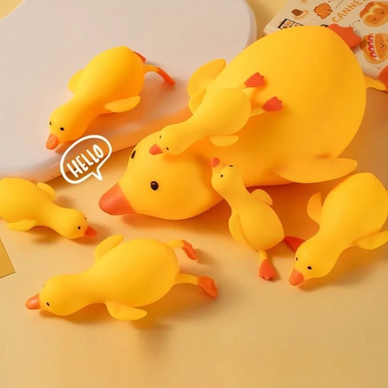 Squishy Antistress Duck Fidgets Toys Cute Goose Animals Vent Toys for Kids Adults Decompression Stretch Toys Friends Best