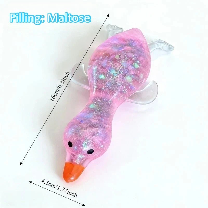 Squishy Antistress Duck Fidgets Toys Cute Goose Animals Vent Toys for Kids Adults Decompression Stretch Toys Friends Best