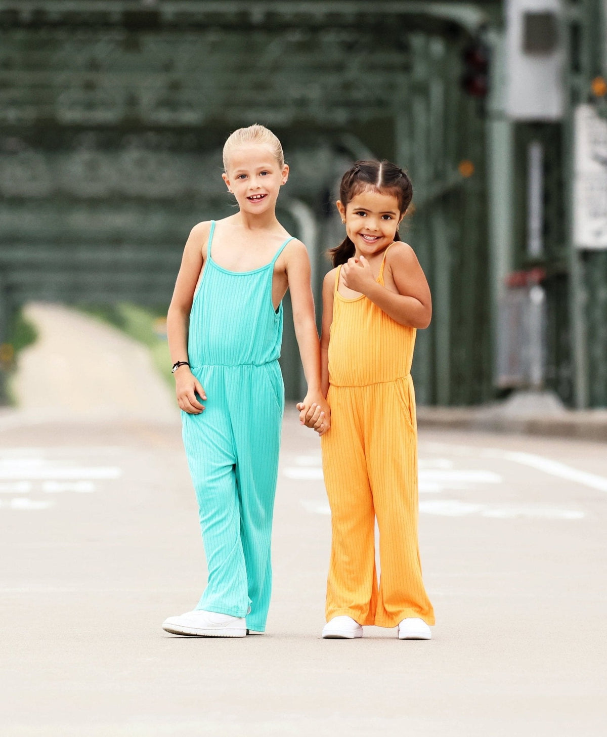 THX, It Has Pockets Romper - Orange