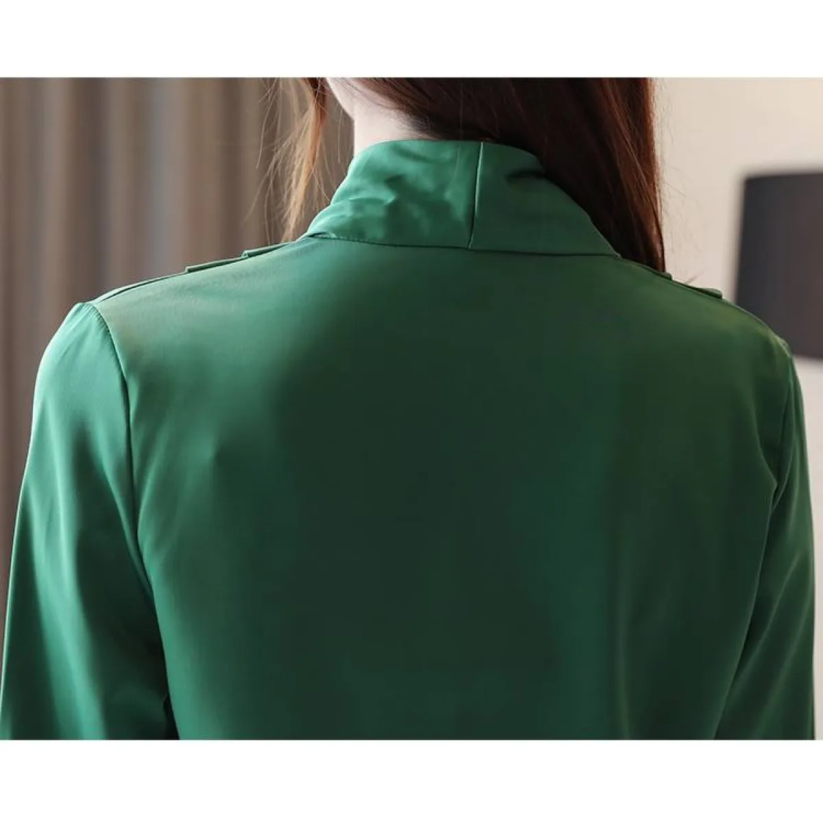 V-Neck Chiffon Blouse